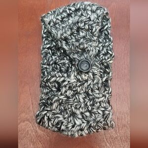 Chunky Knit Black and White Headband